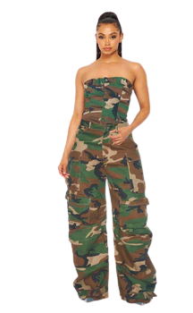 Military Style Jumpsuit